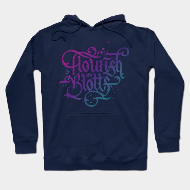 Flourish and Blotts Hoodie by polliadesign